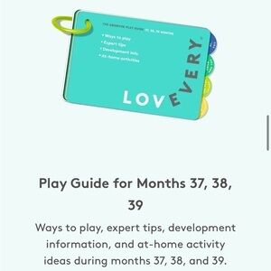 Lovevery The Observer Playguide for Months 37, 38, 39